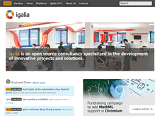 Tablet Screenshot of igalia.com